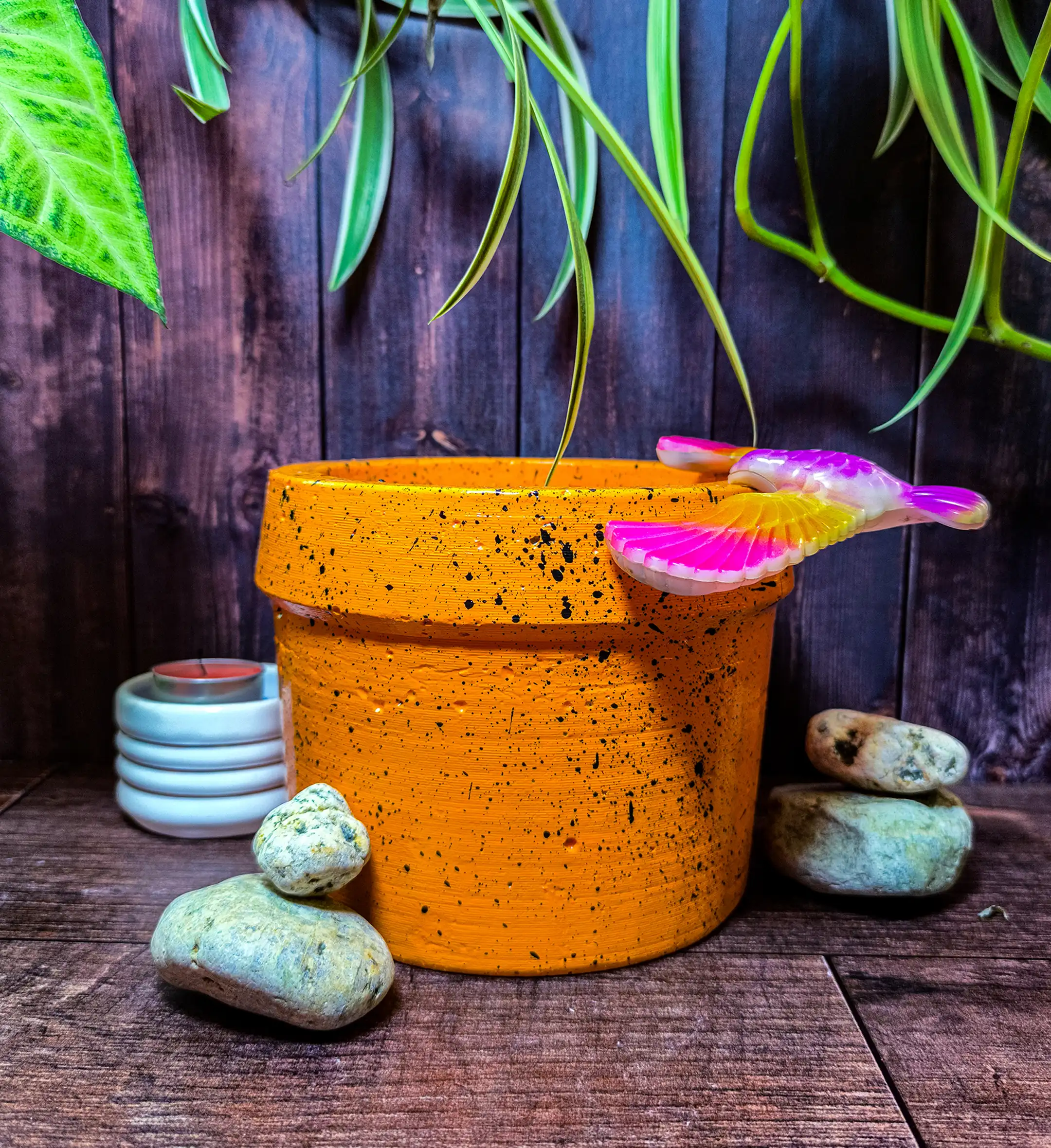 Maceta Classic Naranja Mediana